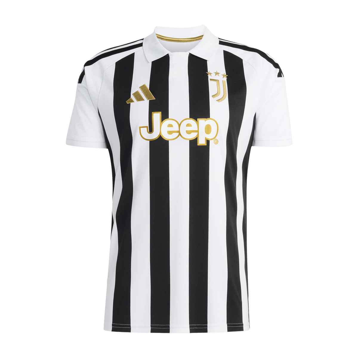 adidas Mens Juventus 26/27 Home Football Jersey White Black
